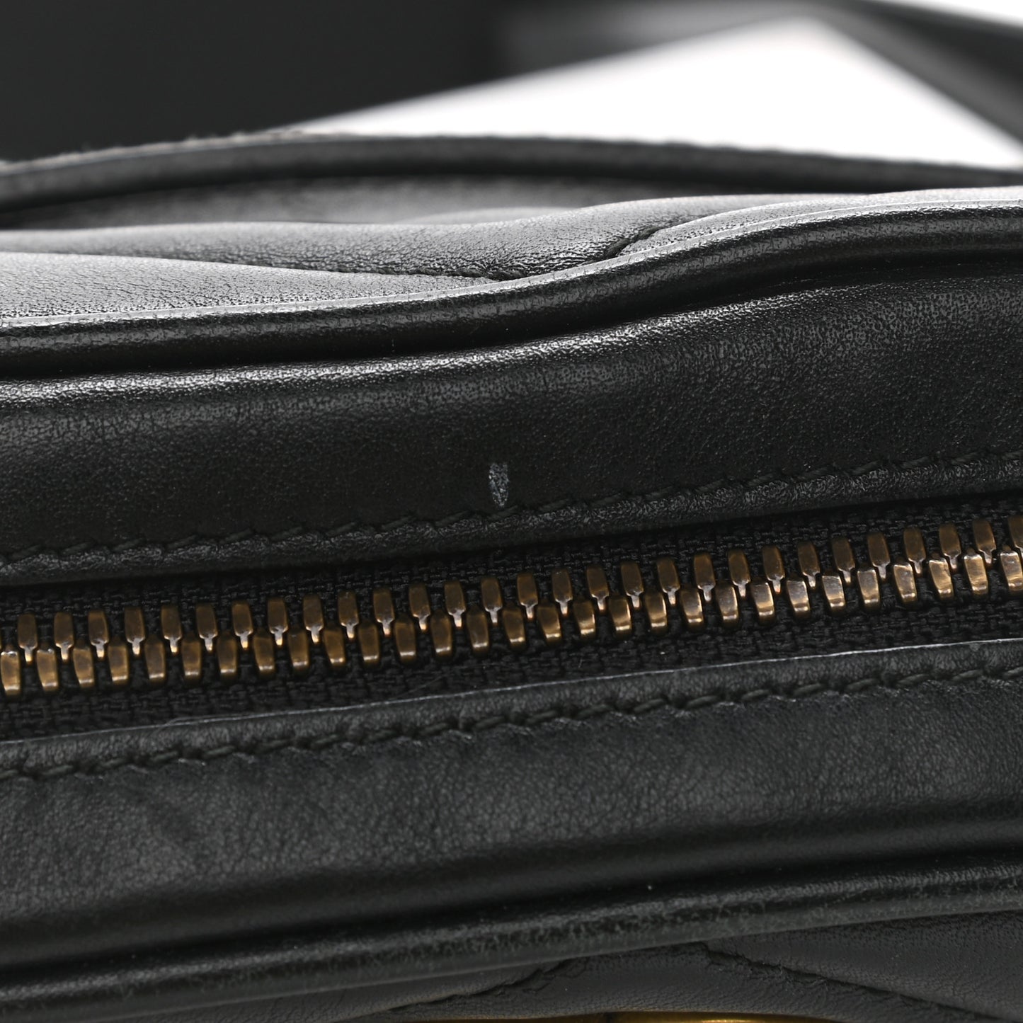 Calfskin Matelasse GG Marmont Belt Bag 95 38 Black