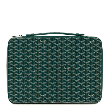 Goyard Goyardine Universal Companion Portfolio Green 1 of 10