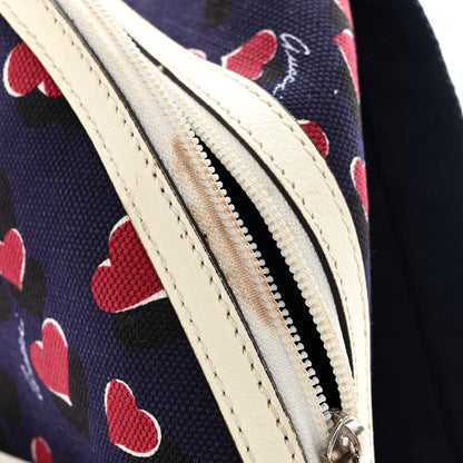 Gucci Canvas Heartbeat Print Childrens Backpack New Wine 11 of 18
