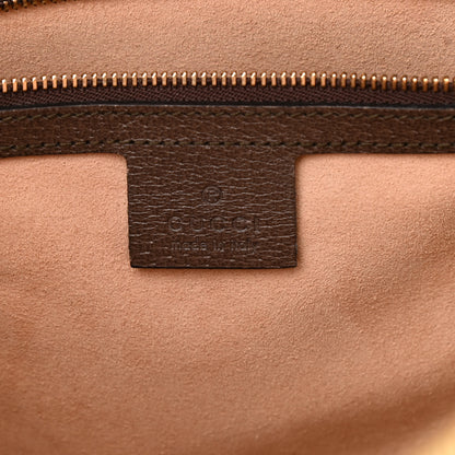 Gucci GG Supreme Monogram Bengal Medium Boston Beige PInk 6 of 13