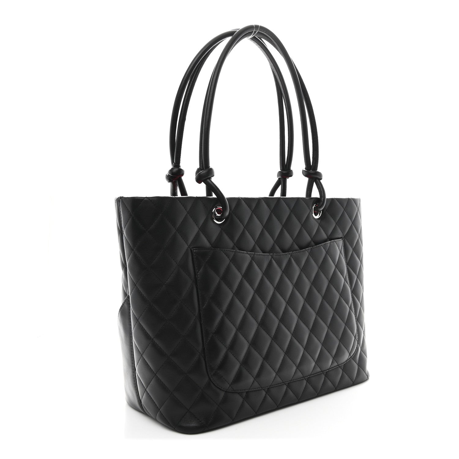 Chanel Calfskin Quilted Large Cambon Tote Black 3 of 10
