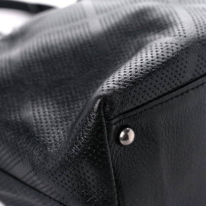 Chanel Goatskin Perforated Large CC Tote Black 8 of 16