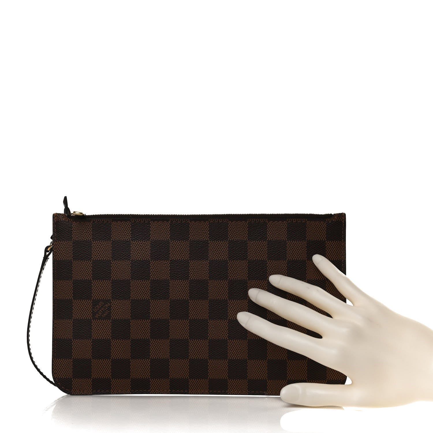 Louis Vuitton Damier Ebene Neverfull MM GM Pochette 2 of 9