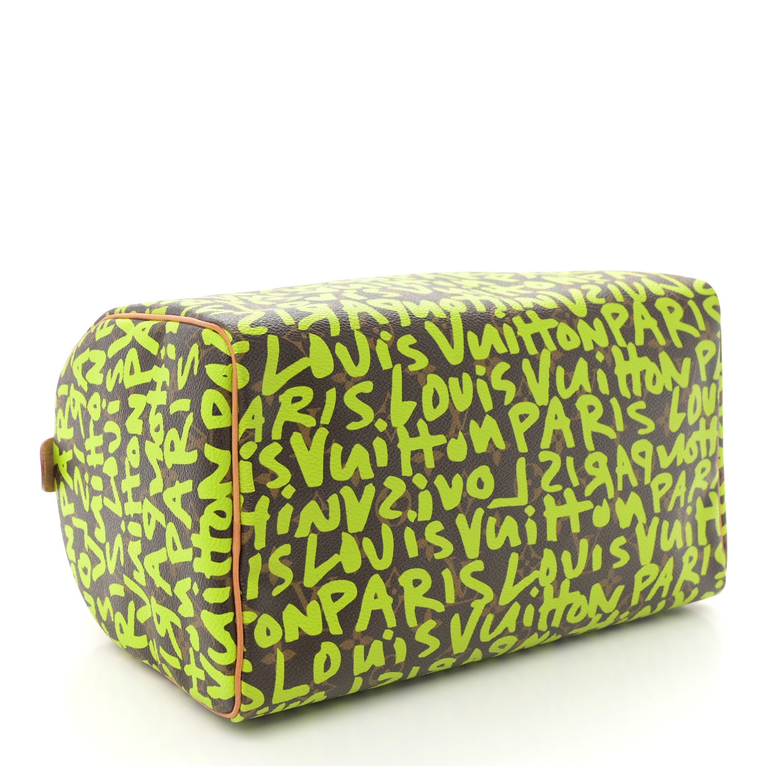 Louis Vuitton Monogram Graffiti Speedy 30 Green 4 of 11