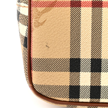 Burberry Haymarket Check Small Tote Brown 11 of 11