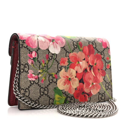 Gucci GG Supreme Monogram Blooms Super Mini Dionysus Shoulder Bag Beige Multicolor Dry Rose 3 of 9