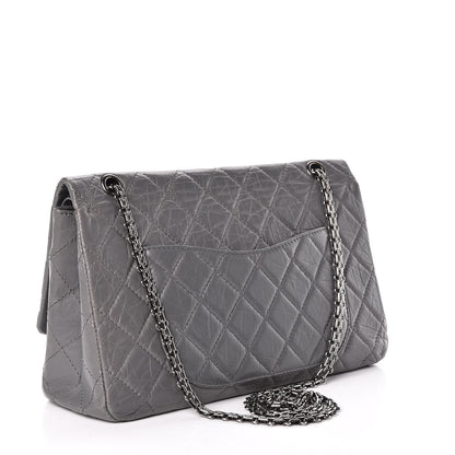 Chanel Aged Calfskin Quilted 2.55 Reissue 227 Flap Grey 3 of 23