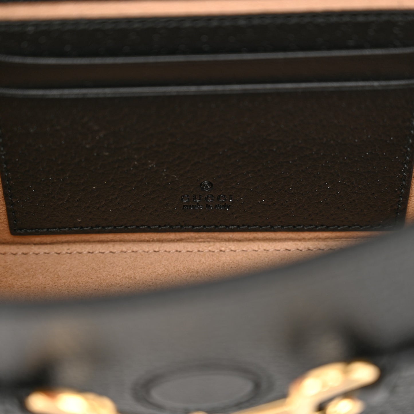 Calfskin Horsebit 1955 Shoulder Bag Black