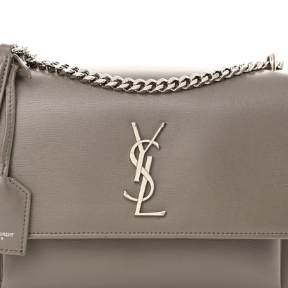 Saint Laurent Calfskin Medium Monogram Sunset Fog 8 of 23