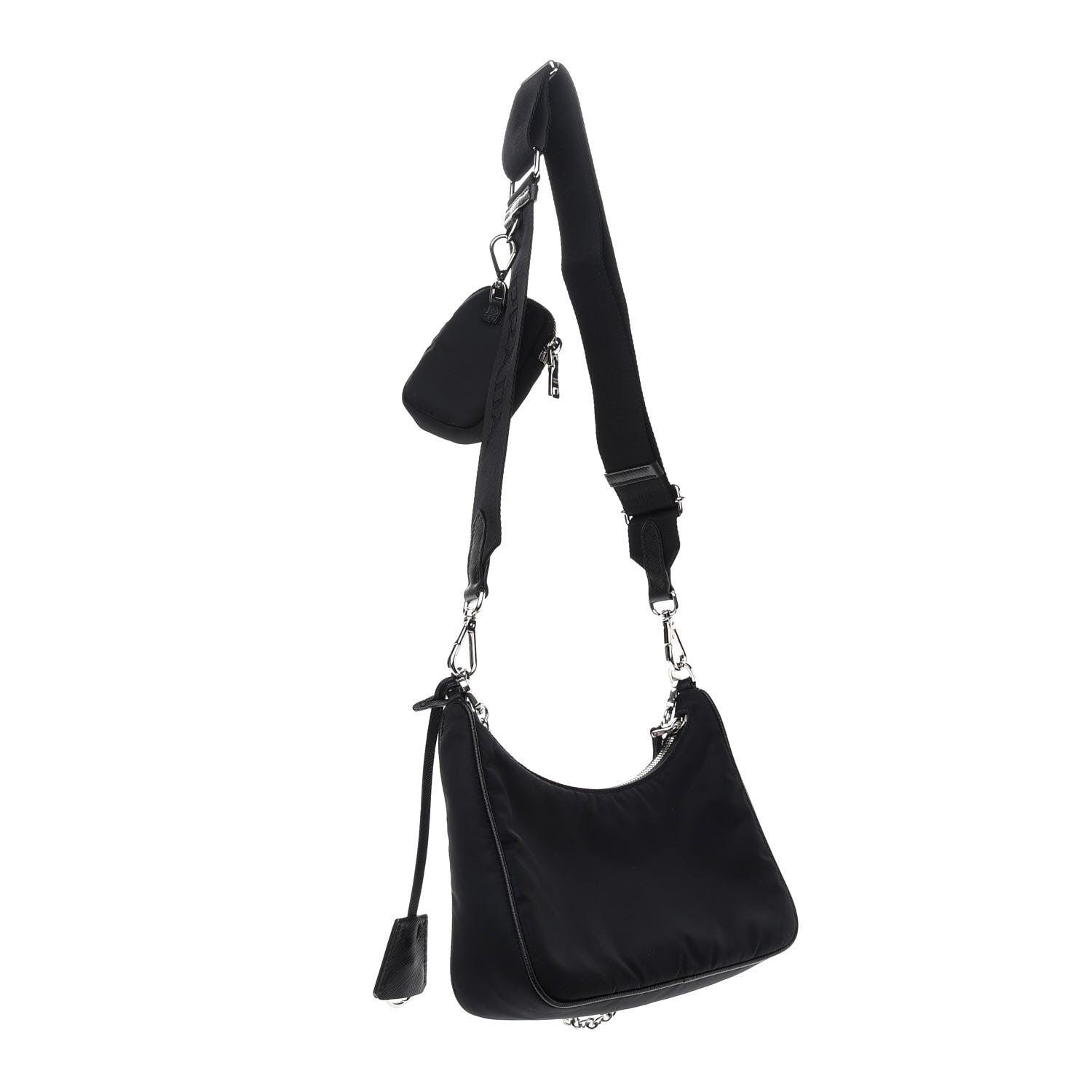 Prada Nylon Re-Edition 2005 Shoulder Bag Black 3 of 8