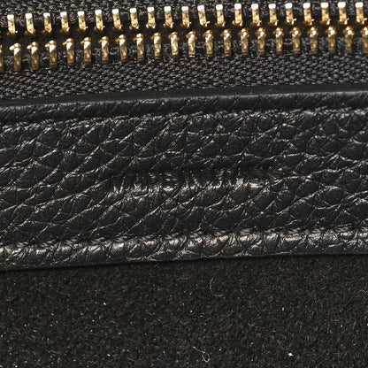 Celine Soft Grained Calfskin Small Belt Cabas Phantom Black 7 of 10