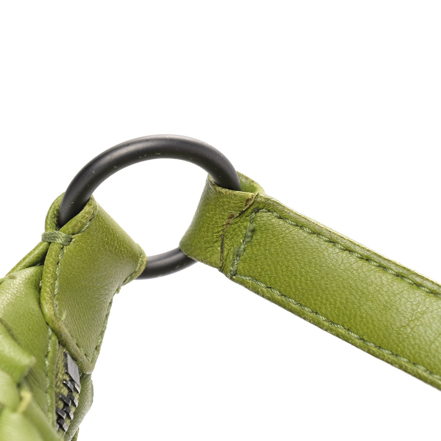 Nappa Intrecciato Small Shoulder Bag Assenzio