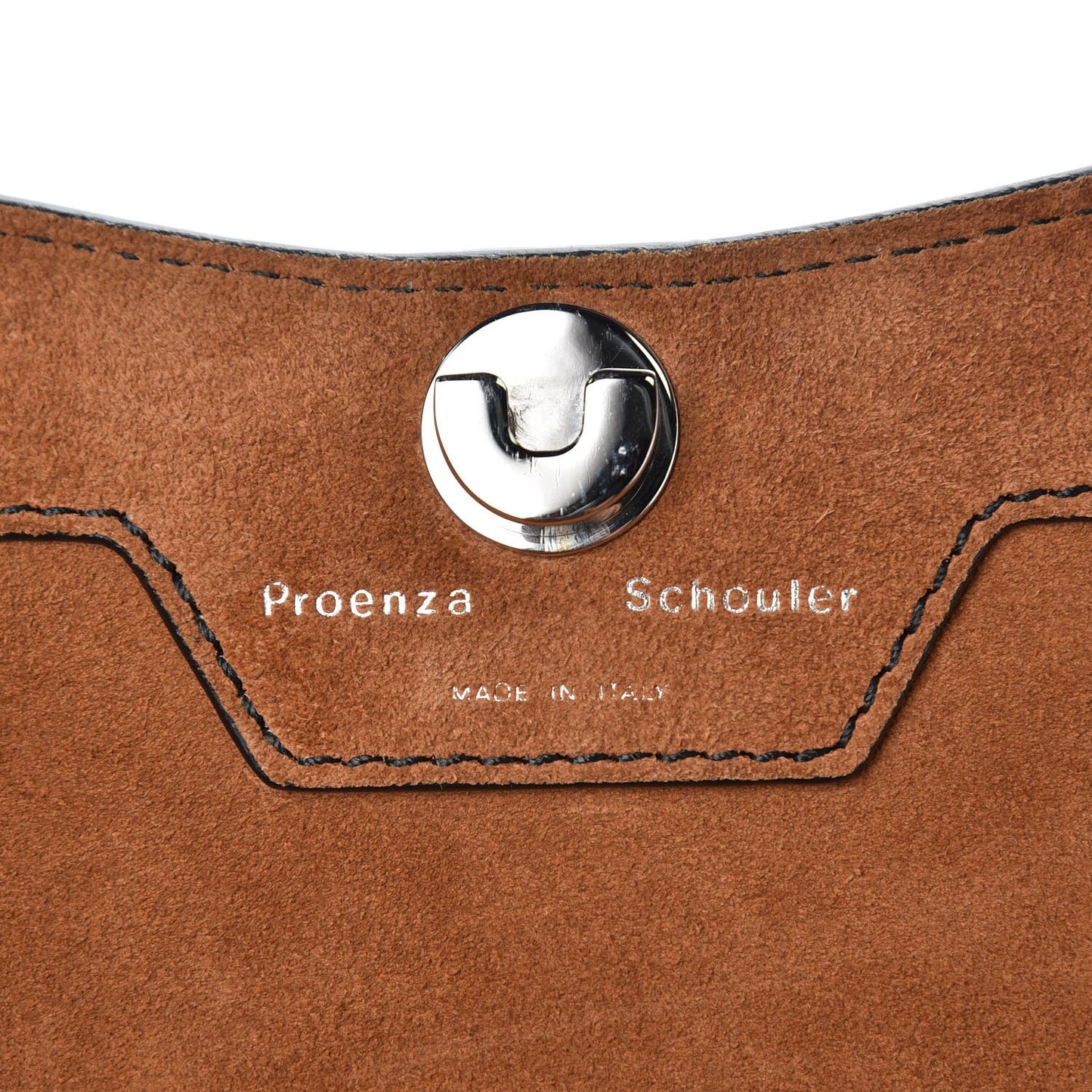 Suede Crochet Curl Satchel Wood