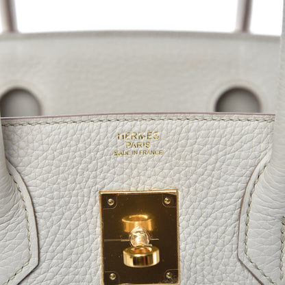 Hermes Taurillon Clemence Birkin 30 Beton 6 of 7