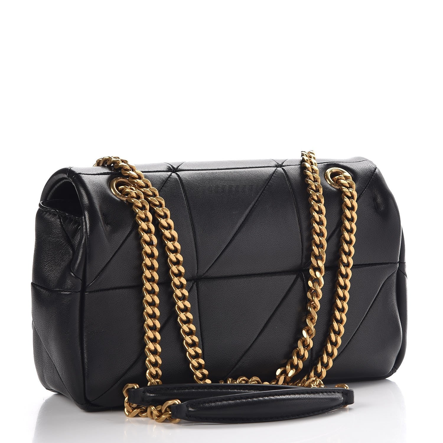 Saint Laurent Lambskin Patchwork Monogram Small Jamie Black 4 of 10