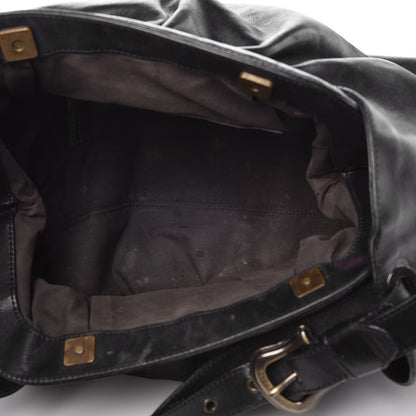 Fendi Vitello Palma Doctor B Hobo Bag Black 5 of 16