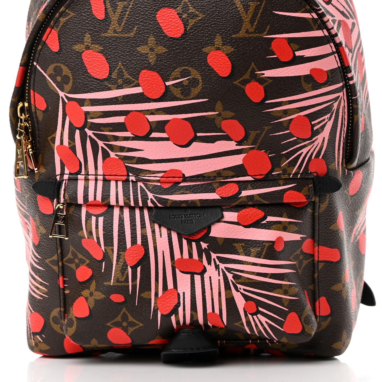 Monogram Jungle Dots Palm Springs Backpack PM Sugar Pink Poppy