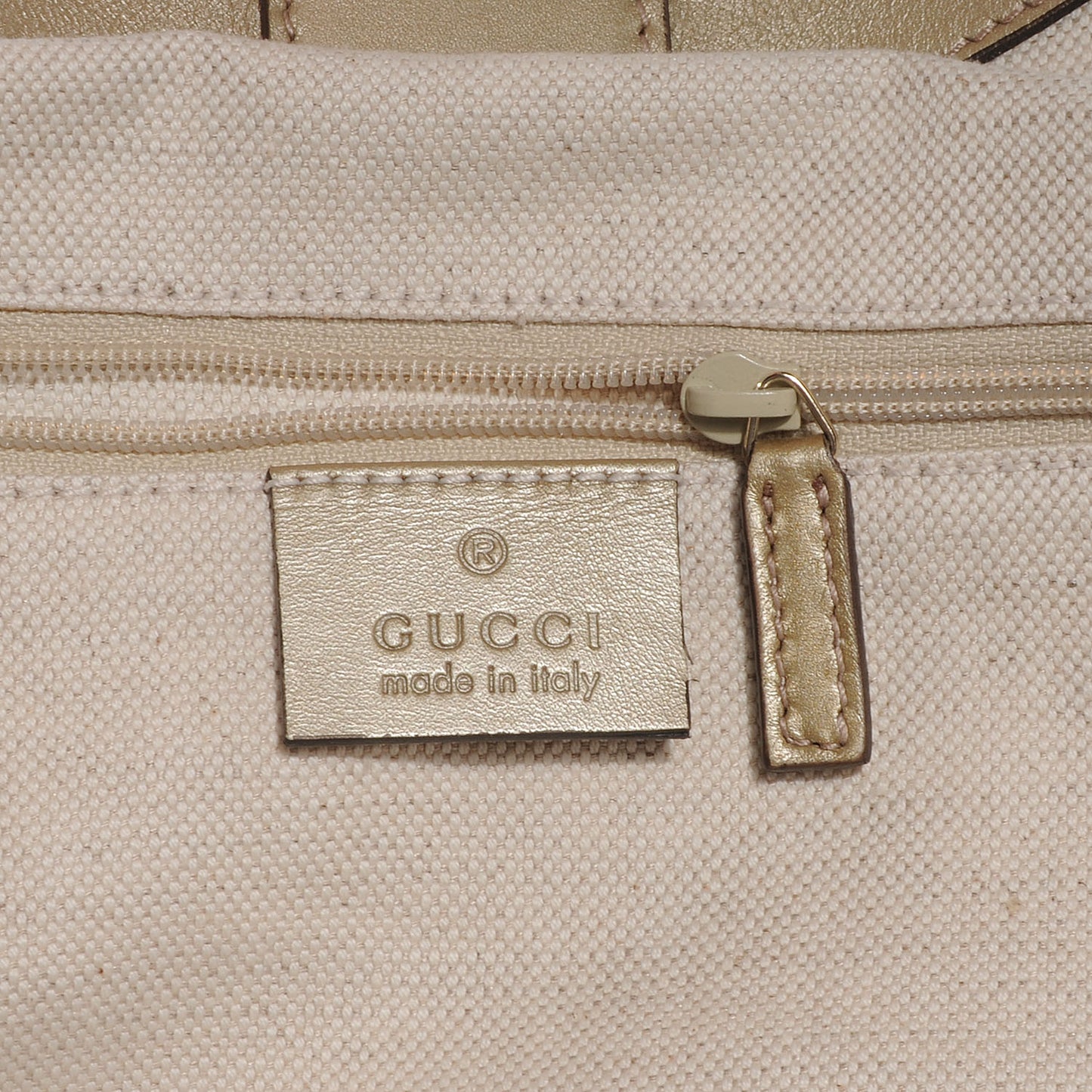Monogram Large Sukey Tote Beige Champagne