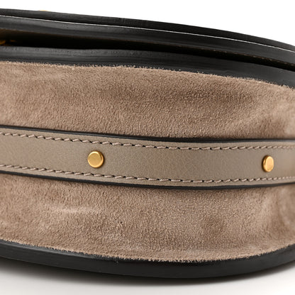 Chloe Calfskin Suede Small Nile Bracelet Bag Motty Grey 9 of 9