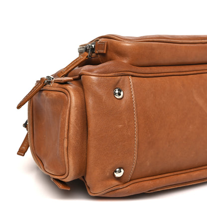 Miu Miu Nappa Pocket Top Handle Bag Caramel 8 of 9