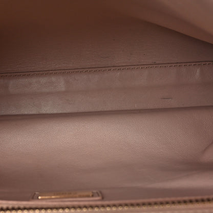 Fendi Vitello Seta Shiny Nappa Scalloped Studded Medium Peekaboo Iconic Satchel Soap 5 of 10