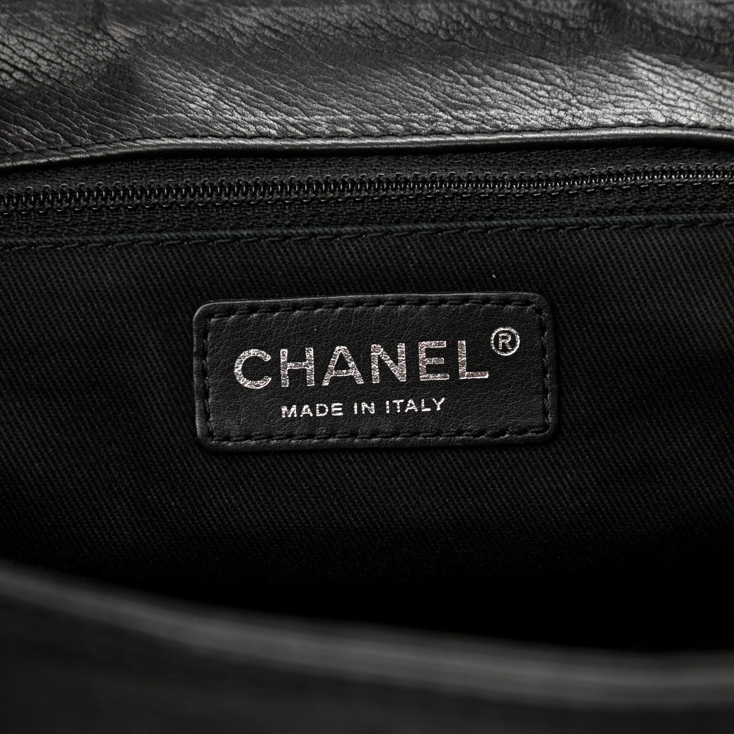 Chanel Calfskin Diamond Stitch Accordion Flap Black 5 of 9