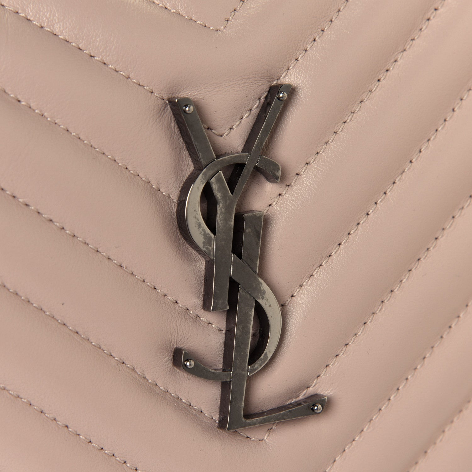 Saint Laurent Calfskin Matelasse Monogram Lou Camera Bag Nude Powder 9 of 9