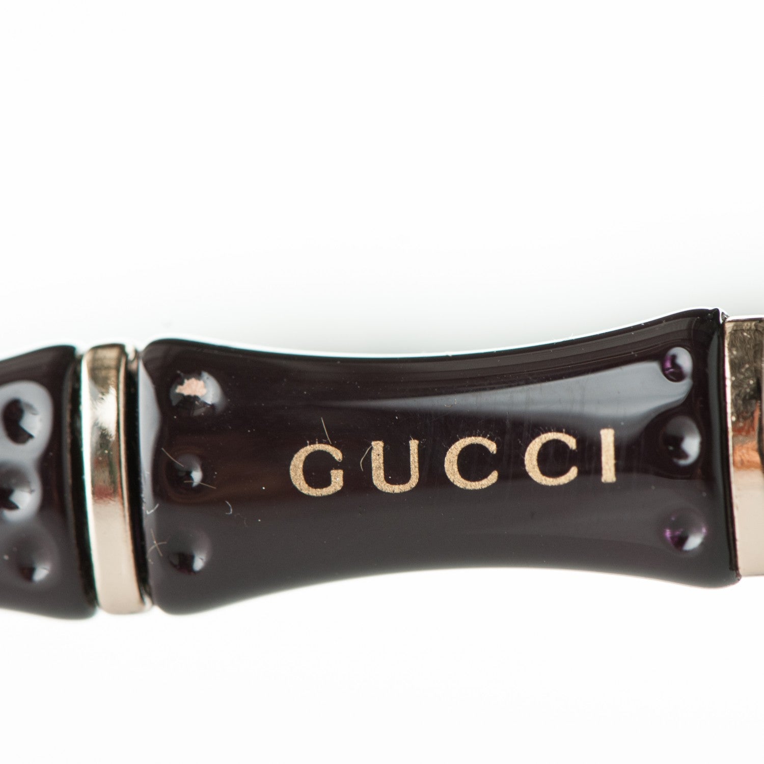 Gucci Bamboo Sunglasses 3509/S Dark Brown 9 of 10