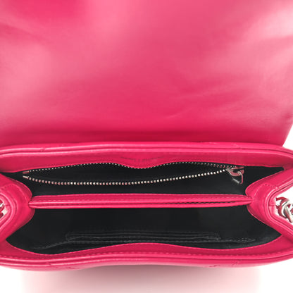 Saint Laurent Calfskin Y Quilted Monogram Toy Loulou Crossbody Bag Freesia 5 of 9