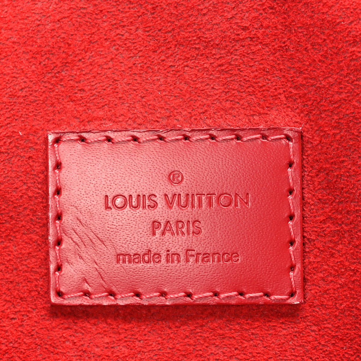 Louis Vuitton Damier Ebene Caissa Clutch Cherry 5 of 9