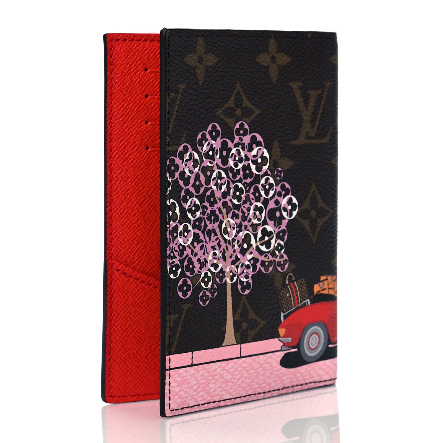 Louis Vuitton Monogram 2019 Christmas Animation Passport Cover Rouge 3 of 8