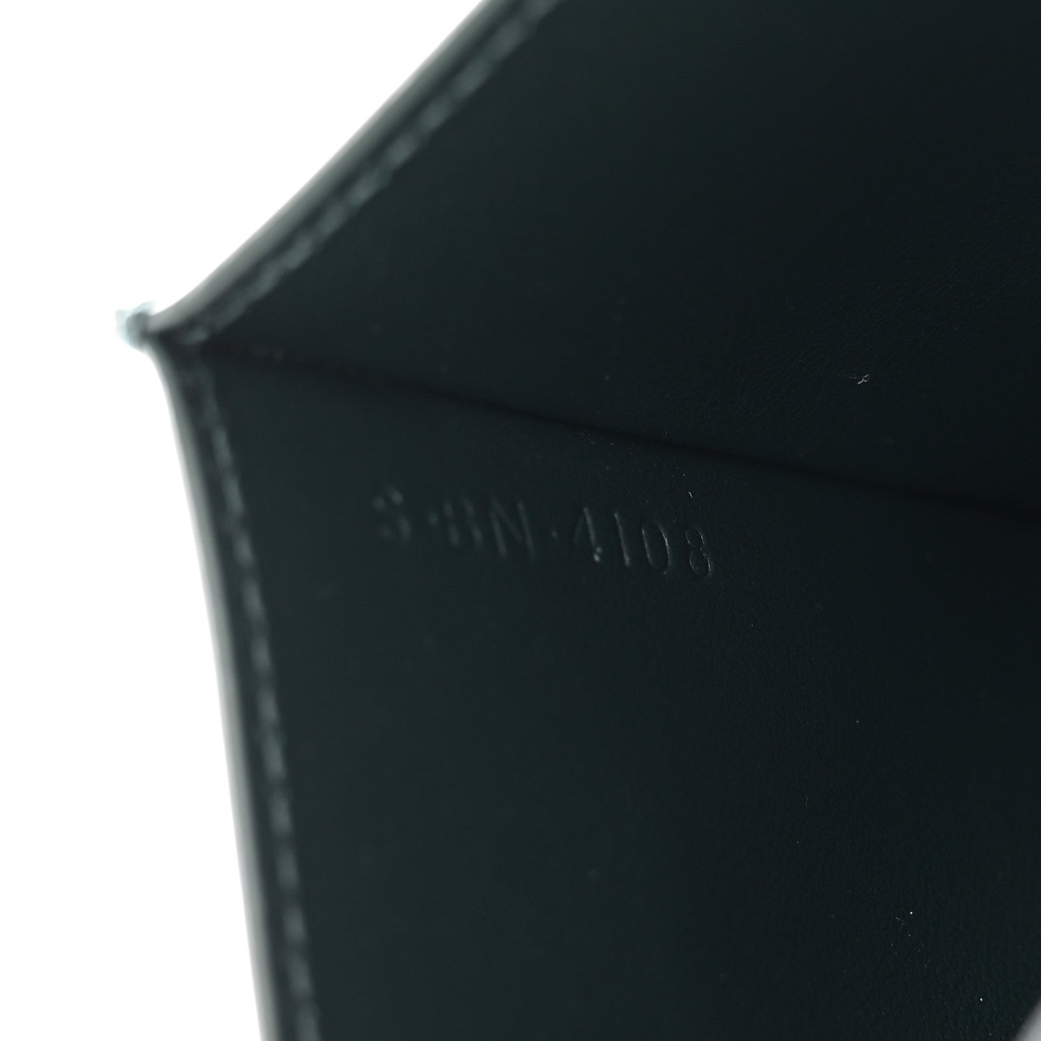 Celine Grained Calfskin Card Holder Amazone 8 of 10