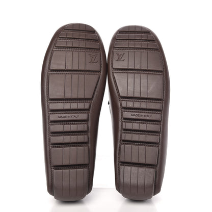 Louis Vuitton Calfskin Mens Lombok Moccasin Loafers 9 Cacao 5 of 8