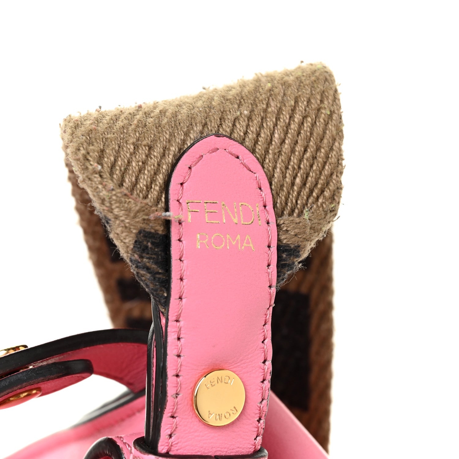 Fendi Vitello Grace Matte Small Flip Tote Pink 5 of 18