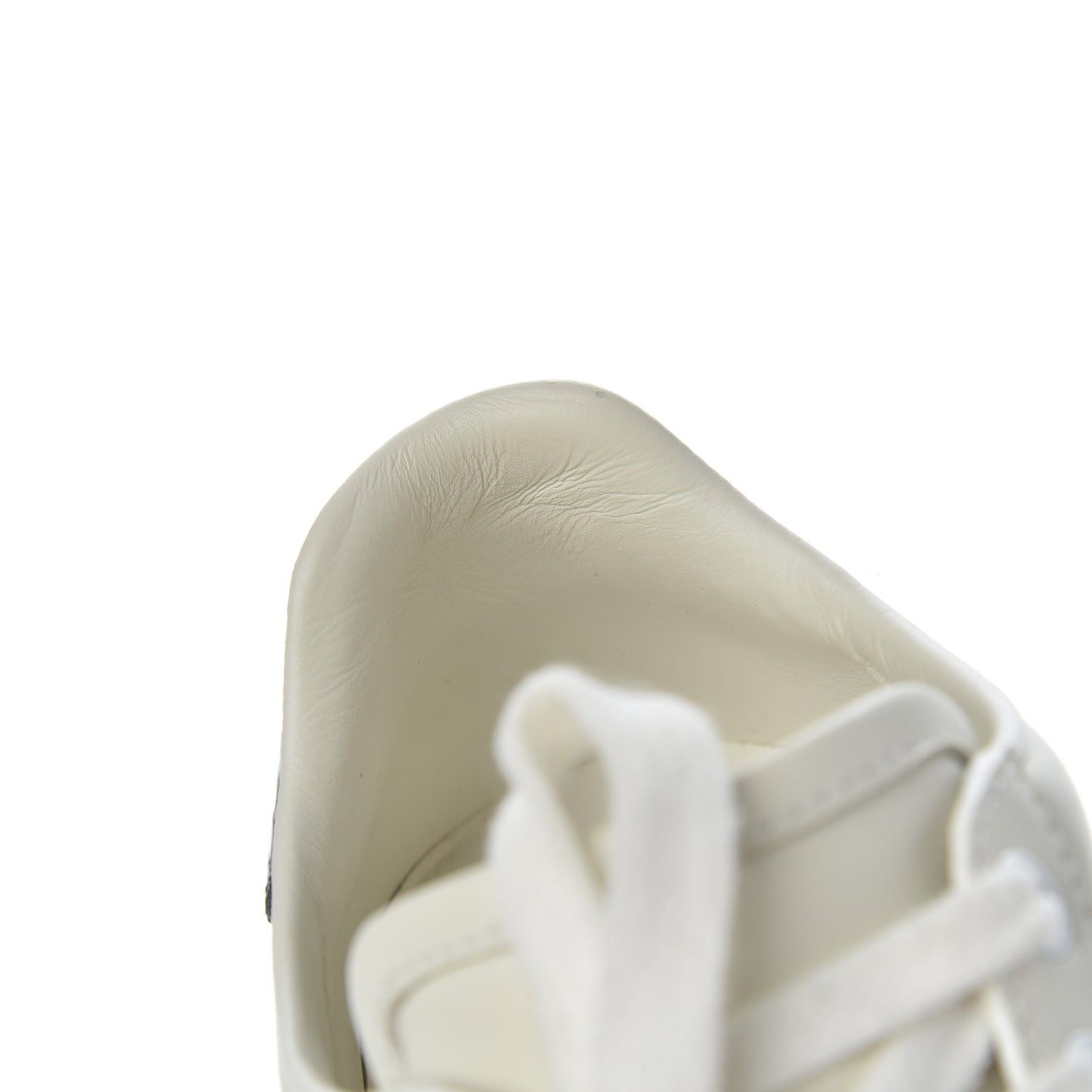 Calfskin Ayers Bee Embroidered Womens Ace Sneakers 35 White Green