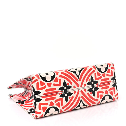 Louis Vuitton Monogram Giant Crafty Onthego GM Creme Rouge Black 4 of 8