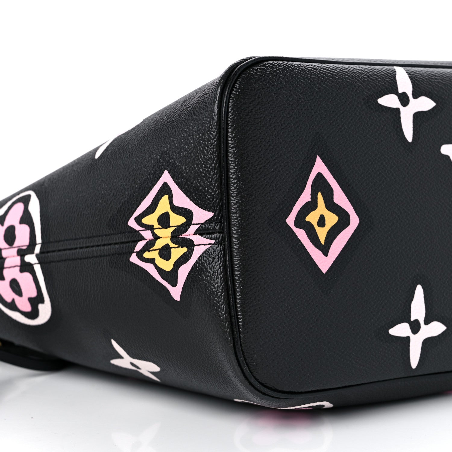 Louis Vuitton Monogram Giant Wild At Heart Neverfull MM Black 8 of 9