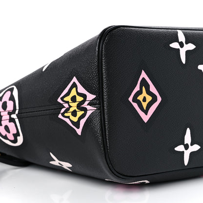 Louis Vuitton Monogram Giant Wild At Heart Neverfull MM Black 8 of 9