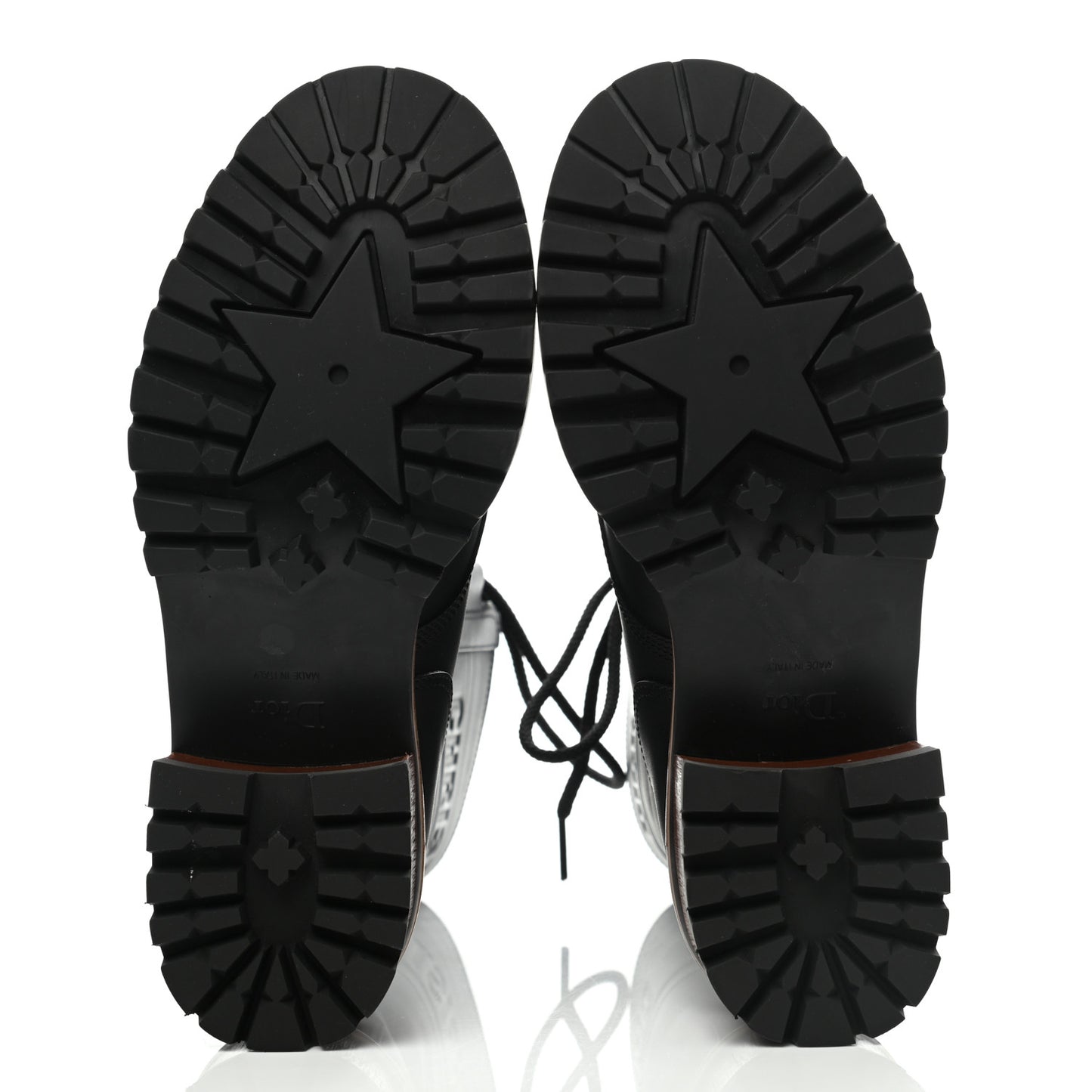 Calfskin Dior Quest 35mm Hiking Boots 38 Black