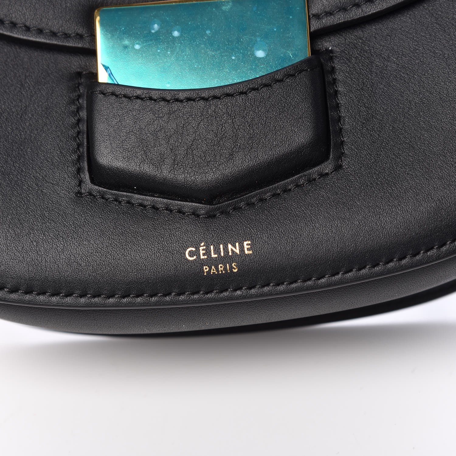 Celine Smooth Calfskin Small Trotteur Black 6 of 10