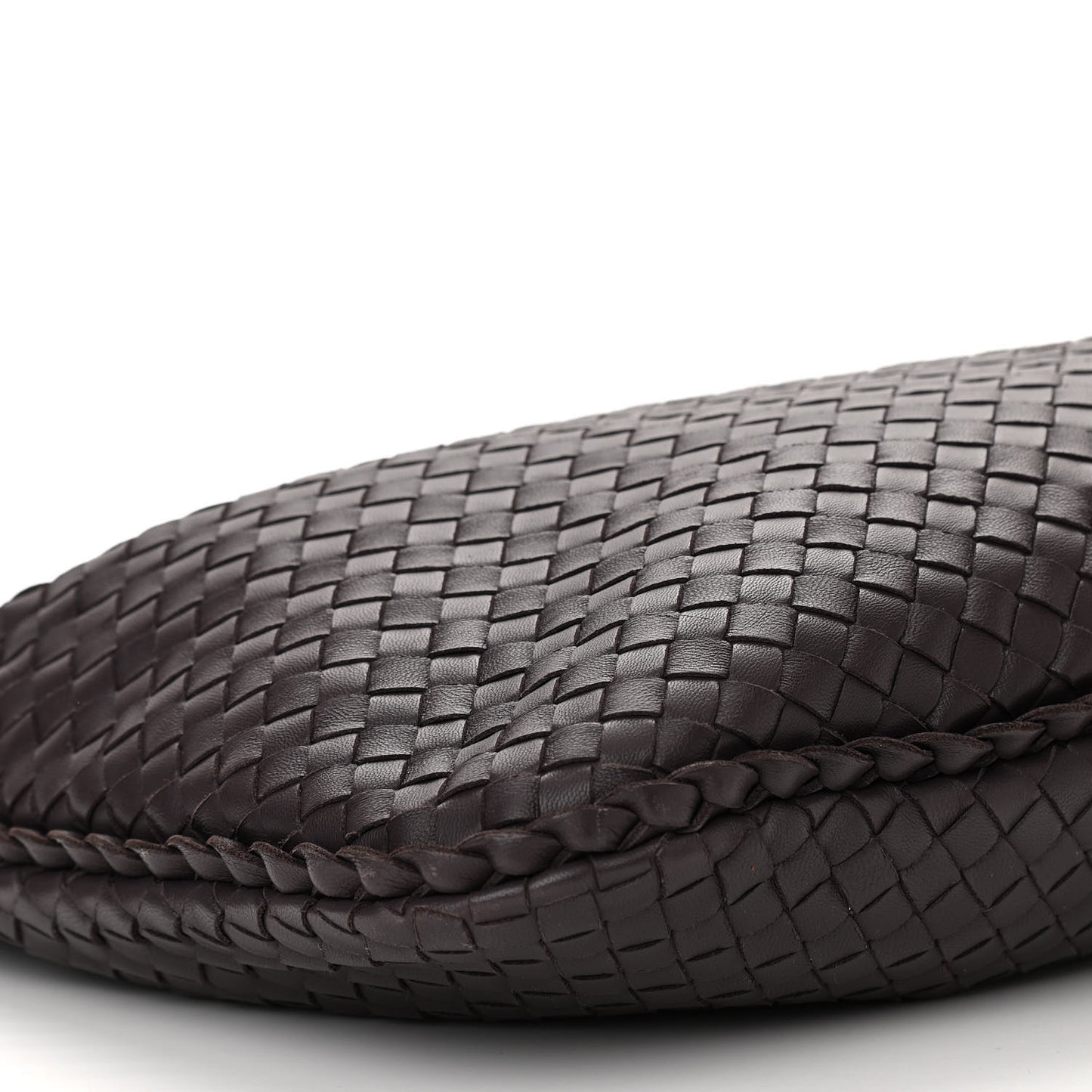 Nappa Intrecciato Medium Veneta Hobo Ebano