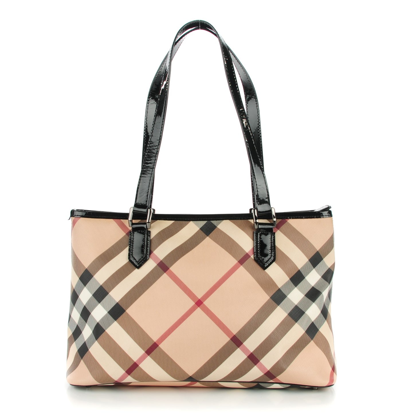 Nova Check Medium Tote Black