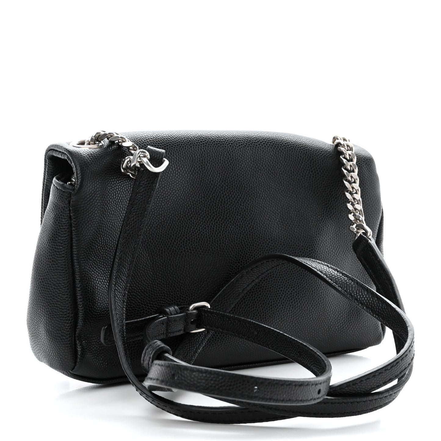 Grain De Poudre Monogram Toy West Hollywood Fold-Over Bag Black