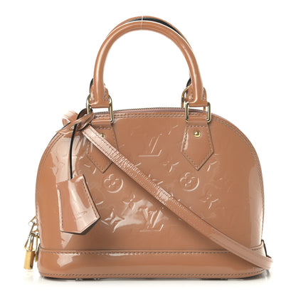 Louis Vuitton Vernis Alma BB Rose Velours 1 of 12