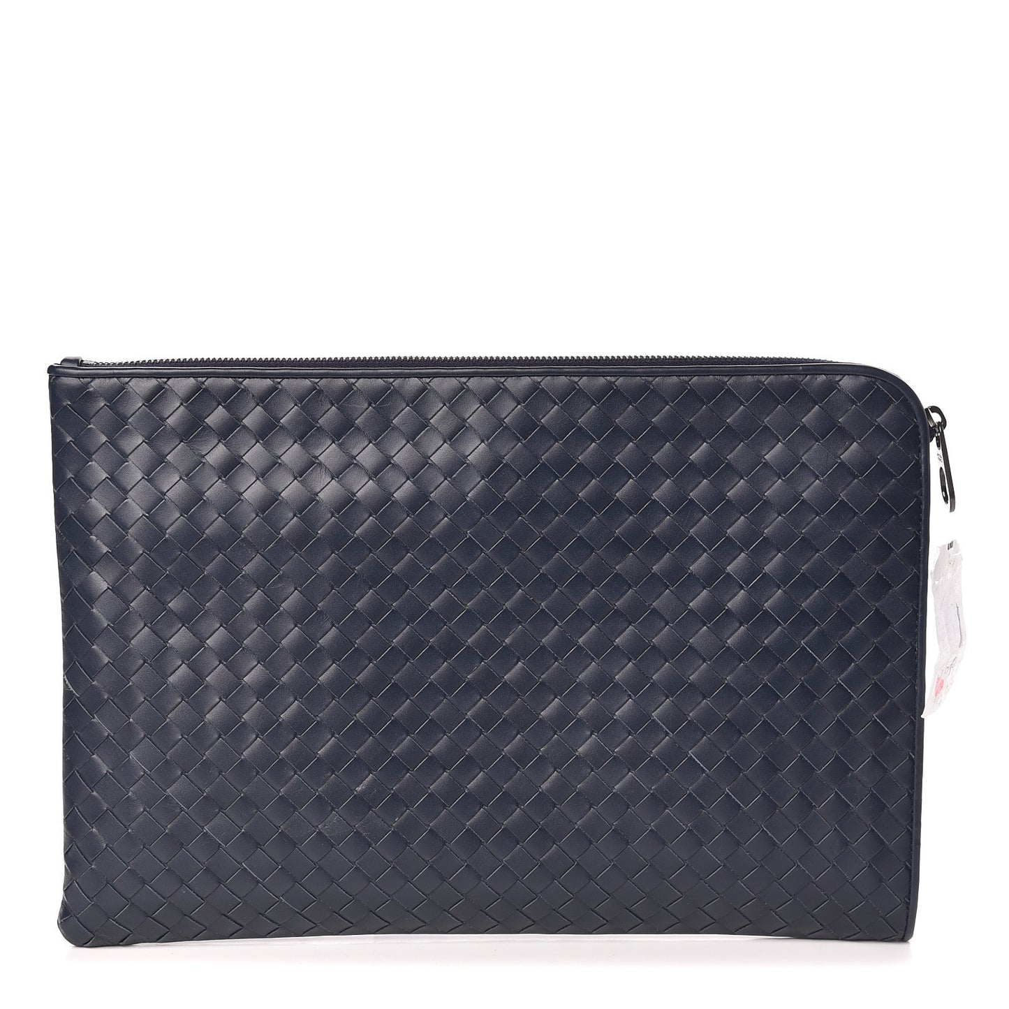 Calfskin Intrecciato Small Document Light Tourmaline