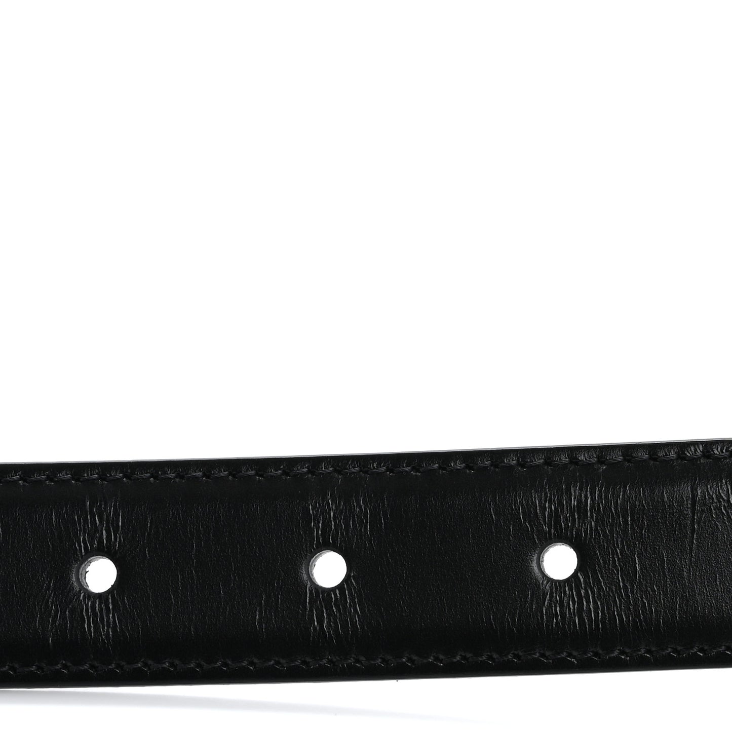 Taurillon Calfskin Medium Triomphe Belt 75 30 Black