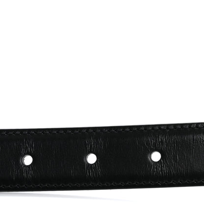 Celine Taurillon Calfskin Medium Triomphe Belt 75 30 Black 3 of 8