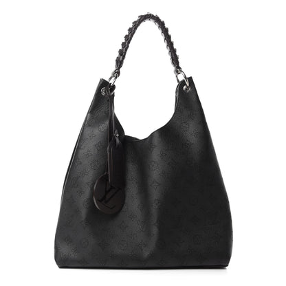 Louis Vuitton Mahina Carmel Hobo Black 1 of 10