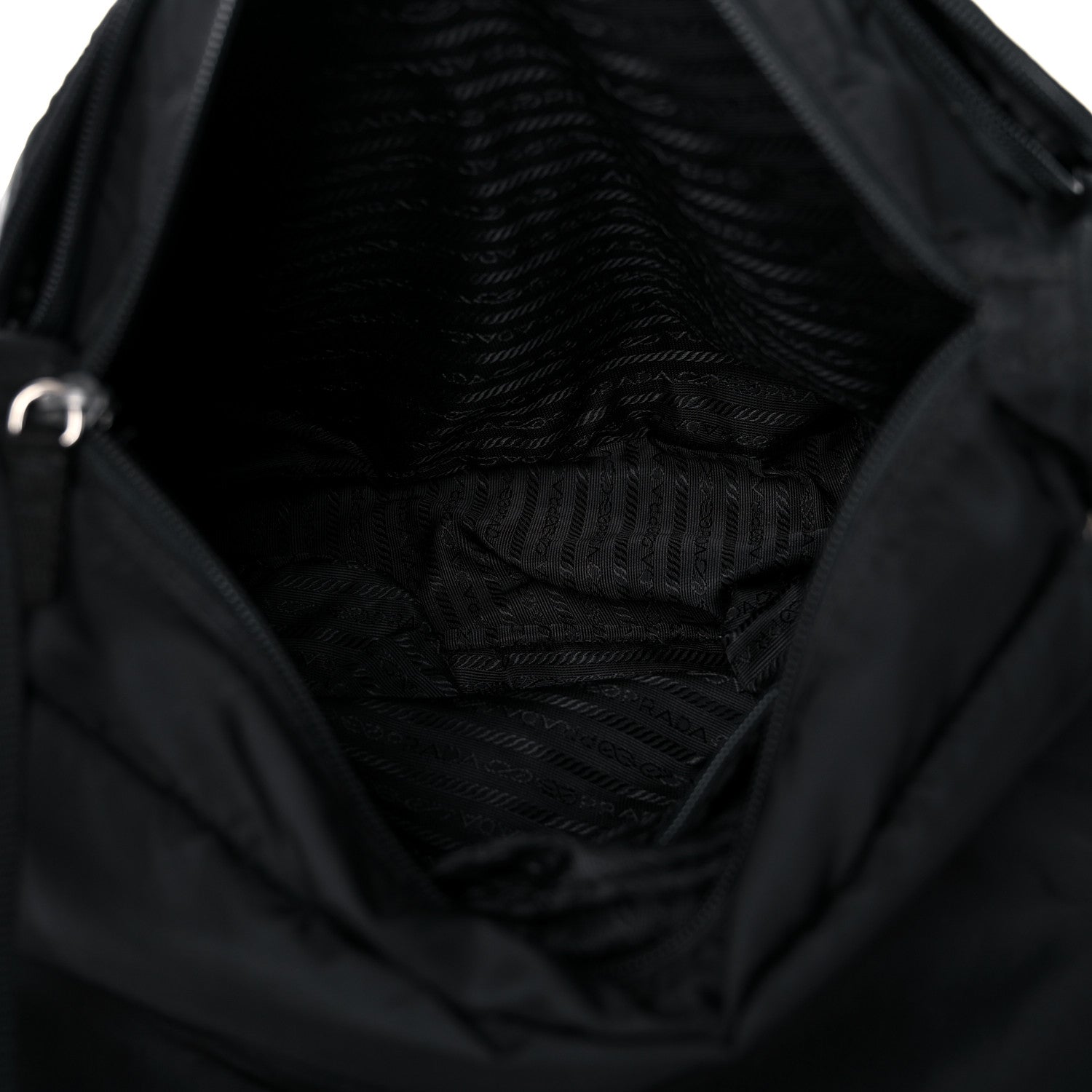 Prada Nylon Vela Messenger Bag Black 4 of 21