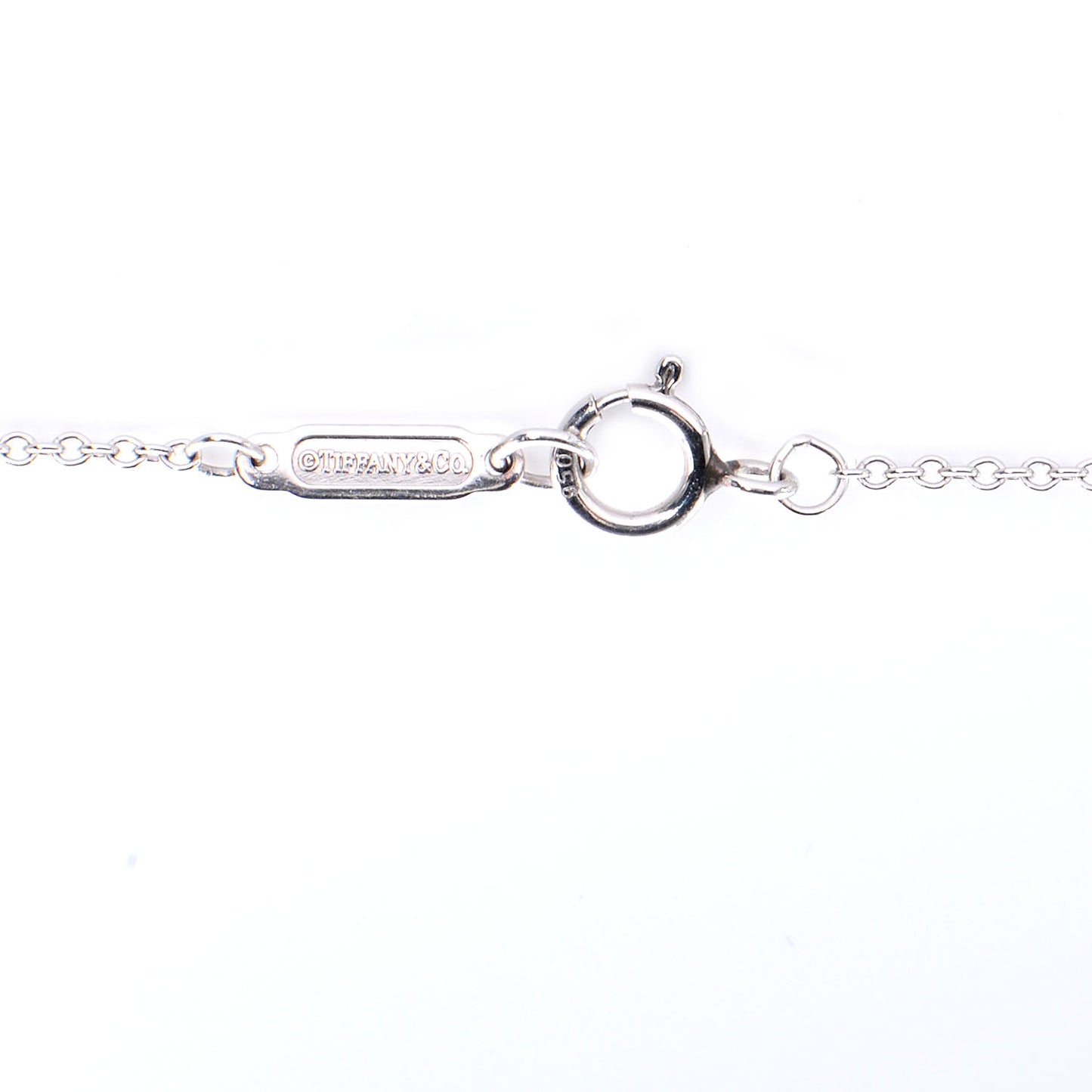 Platinum Diamond Heart Station Pendant Necklace